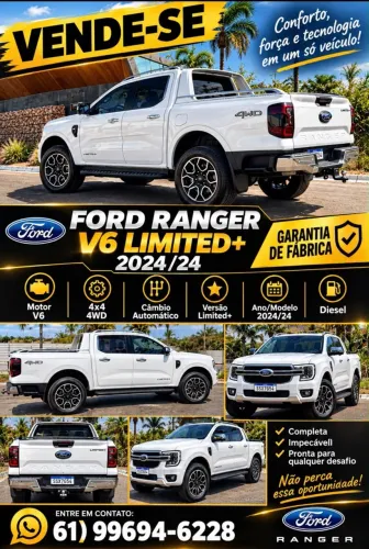 Ford Ranger Limited+ 3.0 V6 4X4 CD TB DIE AUT 2024
