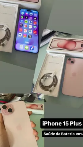 iPhone 15 plus rosa 