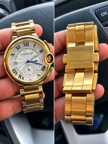 Relógio Ballon Bleu Chronograph Gold