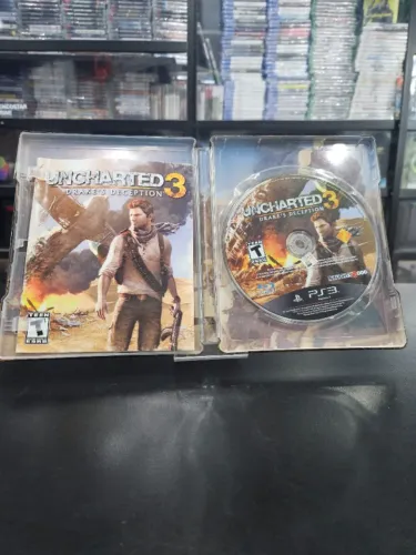 Jogo Uncharted 3: Drake's Deception Steel Book para PS3