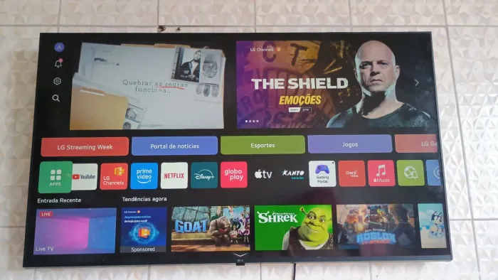 Tv LG 65 polegadas smart 4k Alexa comando de voz Bluetooth