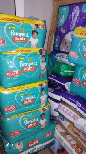 Fraldas descartáveis tamanho M,G,xg e xxg R$135 cada pacote Jacaraípe Serra ES 