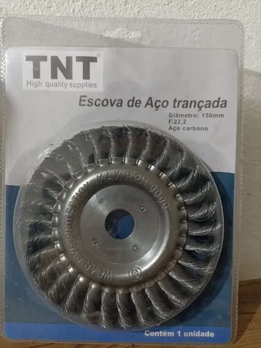 Escova de aço TNT, 150MM
