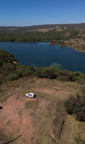 Vendo Lote com vista panorâmica, fundos para lago Corumbá IV, pronto para construir