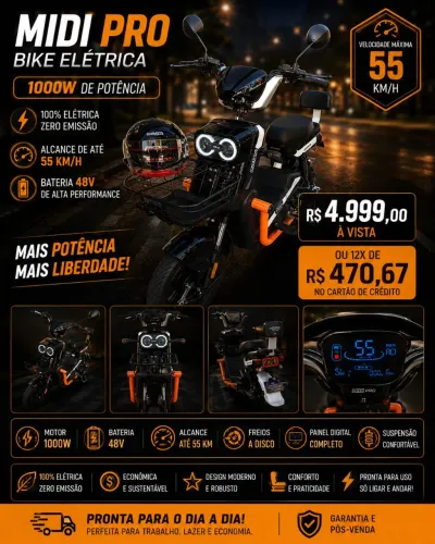 Scooter moto elétrica