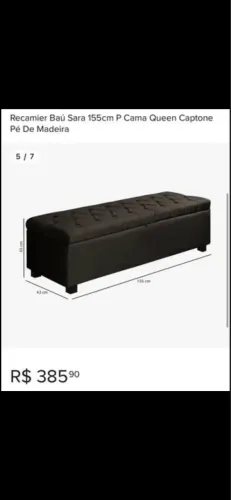 Baú para cama quem