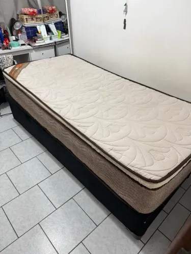 Conjunto Box Baú + Colchão Solteiro