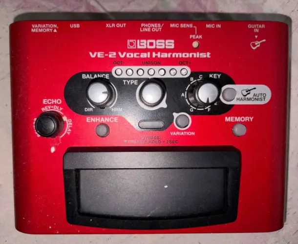 Pedal de voz Boss ve2