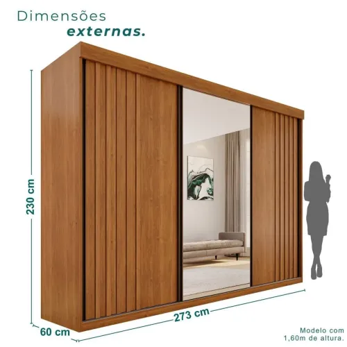 Guarda roupa bem grande na promoção