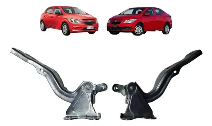 Par Braço Dobradiça Capo Onix Prisma 2012 A 2020