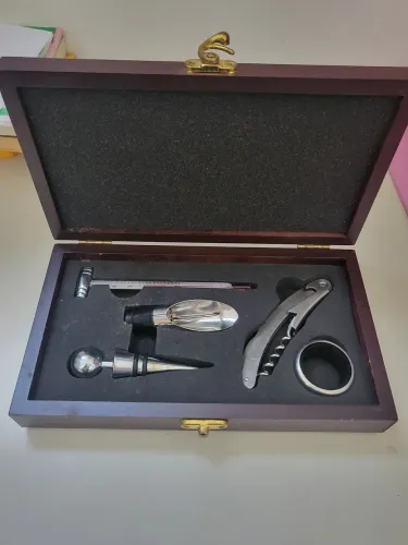 Kit porta vinho com 5 unidades 