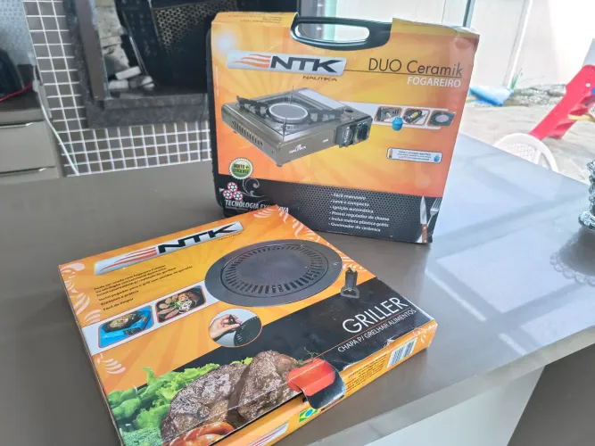 Kit fogareiro camping 