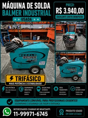 MÁQUINA DE SOLDA BALMER BR 400