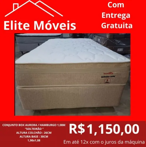 Cama solteirão nova na caixa com garantia de fabrica. 