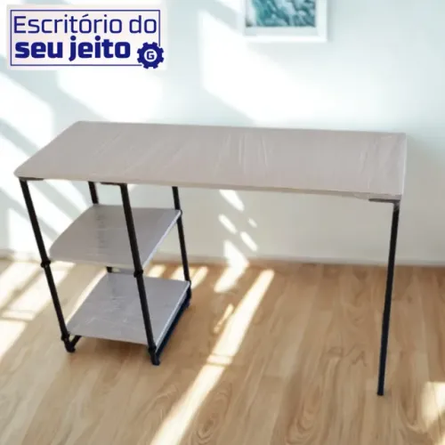 Escrivaninha 1,1m NOVA Mesa Industrial Multiuso para Computador Notebook Estudo Escritório