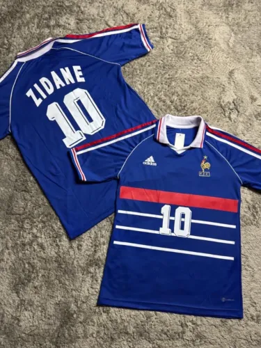 Camisa de time retrô França 1998