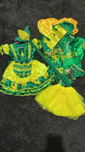Roupa de Rainha do milho completa Nova 