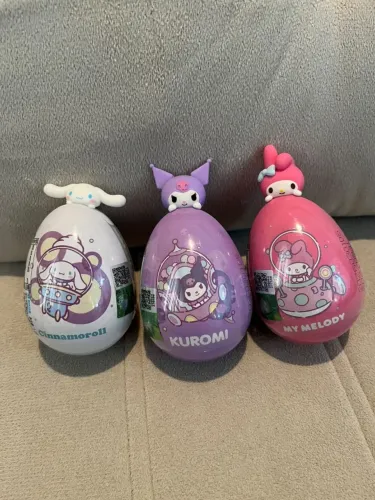 3 Ovinhos Lata Personagens Hello Kitty and Friends Lacrados