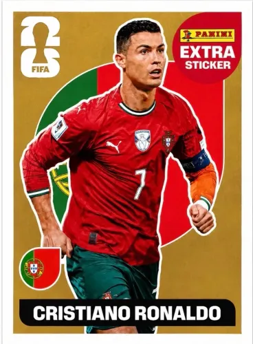 Figurinha do CR7 Bronze