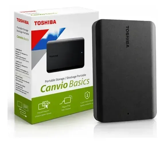 HD Externo Toshiba Canvio Basics 1TB (novo)
