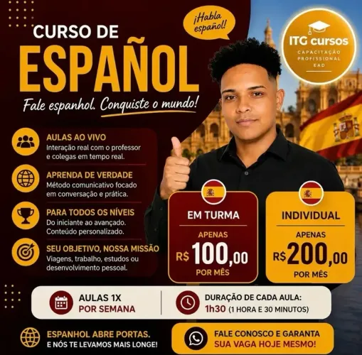 Curso de idiomas - 100% online - CERTIFICADO