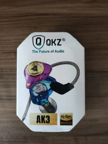 Fone Qkz Ak6 e Ak3 Ideal para retorno de Palco e Games (Novo Com Garantia)