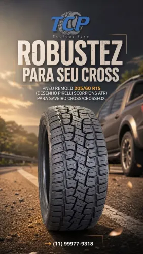 PNEUS REMOLD SAVEIRO CROSS/ CROSSFOX