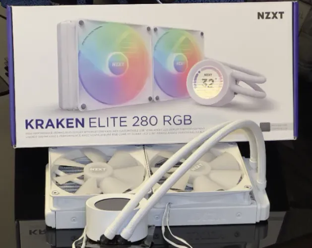 Water Cooler Nzxt Kraken Elite 280 Rgb, 280mm, White