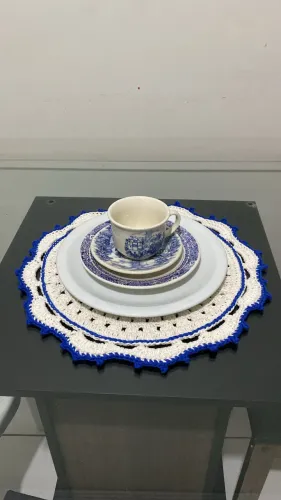 Sousplat de crochê