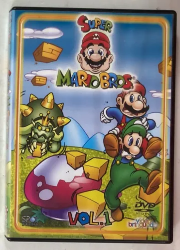 DVD desenho Super Mario Bros Vol. 1