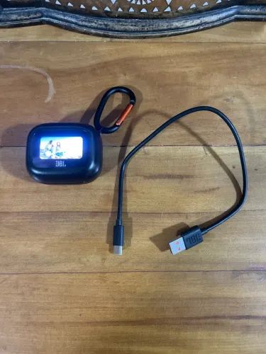 one De Ouvido JBL Sem Fio Live Buds 3 Preto TWS Cancelamento de Ruído IP55