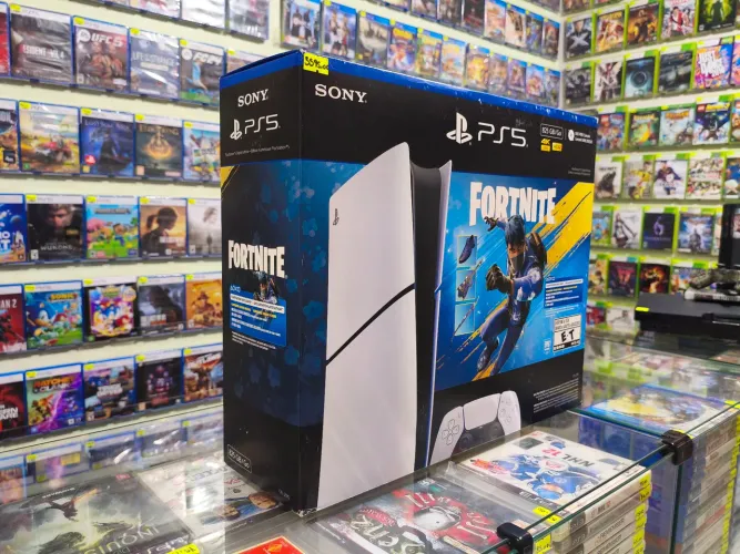 Playstation 5 Slim digital fortnite novo lacrado