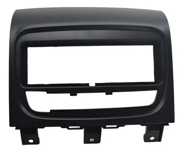 Moldura Central Radio Painel Fiat Strada 2016 Original Preto