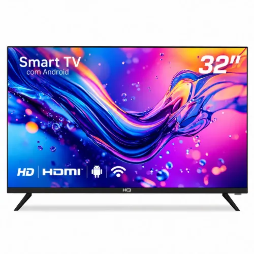 Smart TV HQ 32? HD Android 12 - Nova Lacrada