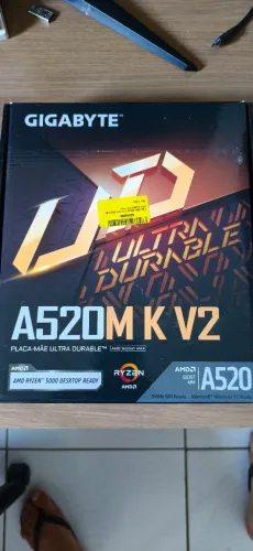 Placa mãe Gigabyte A520M K V2
