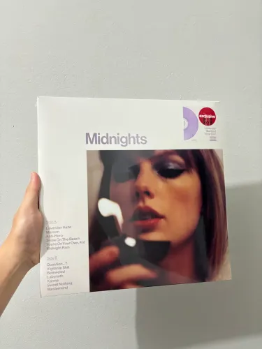 Vinil Midnights Taylor Swift Lavender Marbled - Novo lacrado