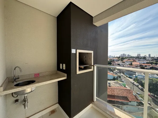 Apartamento com 3 Quartos e Churrasqueira na sacada para Locação 