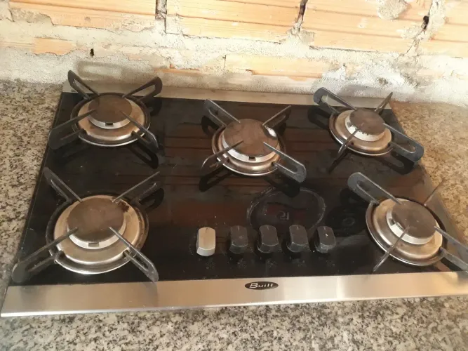 Cooktp 5 bocas com a pedra 