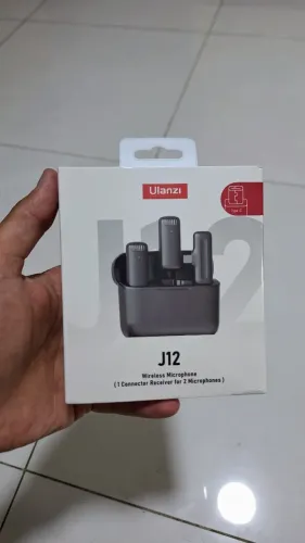 Microfone de Lapela Sem Fio Ulanzi J12 (Novo/Lacrado)