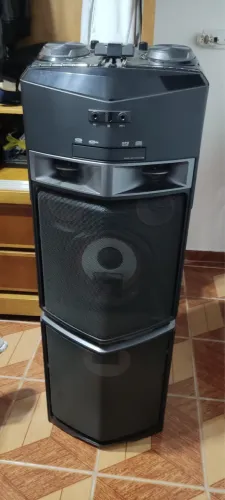 Mini System LG XBOOM OJ98 Preto e Vermelho