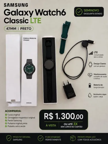 Samsung Galaxy Watch6 Classic LTE 47 mm
