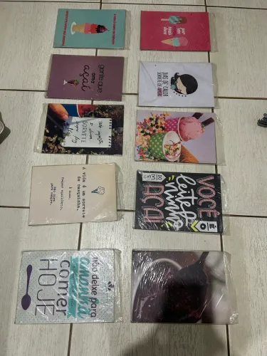 Placas decorativas para sorveteria e açaíteria