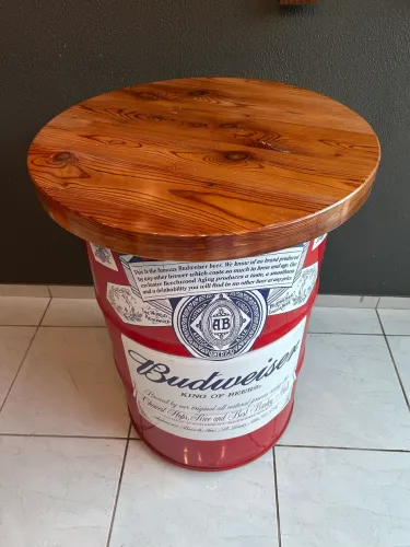 Barril tambor decorativo