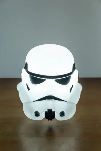 Luminária Abajour Disney Star Wars Capacete Stormtrooper com lâmpada