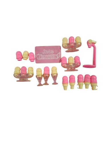 Barbie Estrela Anos 80 Acessórios Sorveteria