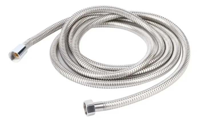 Mangueira de Chuveiro Aço Inox + Ducha Manual Cxyy 3 Jatos Cromada