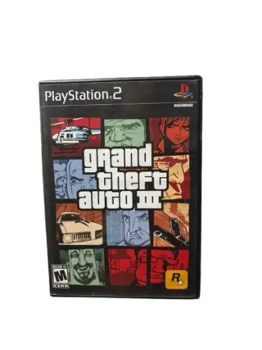 Jogo PlayStation 2 original GTA com manual lacrado