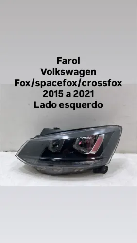Farol Volkswagen fox/spacefox/crossfox 2015 16 17 18 19 20 2021 Le original 