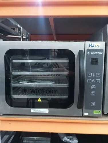 NZ. Forno elétrico convector digital 4 assadeiras com vapor WICTORY