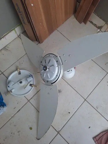 VENTILADOR DE TETO, FUNCIONANDO!!